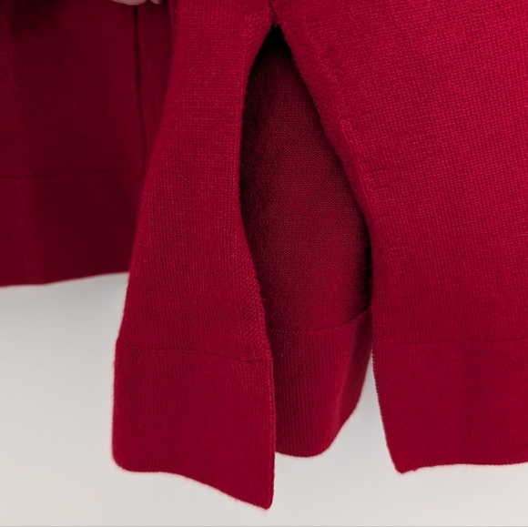 Anne Klein Vibrant Red Cowl Neck Sweater 2X *Slight Imperfections* - Picture 4 of 9